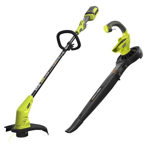 ryobi blower and weed eater combo|40 volt trimmer blower combo.